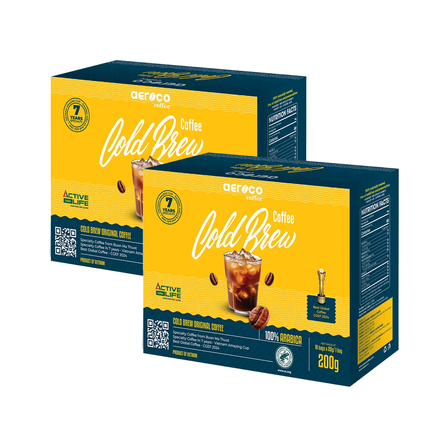 Specialty 100% Arabica Cold Brew Coffee - Japanese Drip Bags - Aeroco Coffee